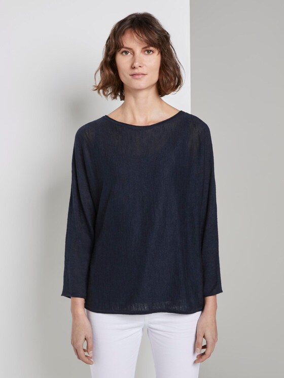 Schlichter Pullover - Frauen - Sky Captain Blue Schlichter Pullover - Frauen - Sky Captain Blue - 1 - TOM TAILOR