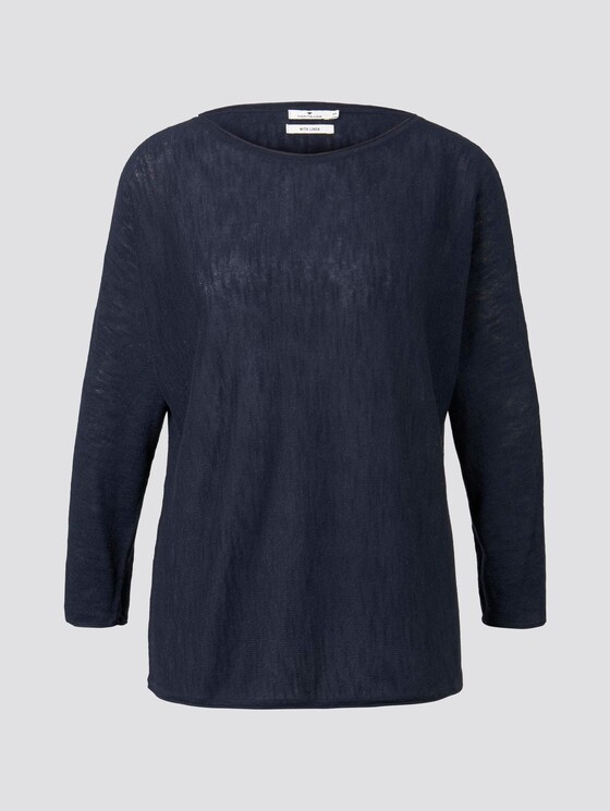Schlichter Pullover - Frauen - Sky Captain Blue Schlichter Pullover - Frauen - Sky Captain Blue - 7 - TOM TAILOR