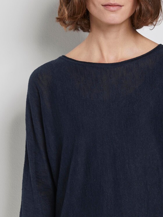 Schlichter Pullover - Frauen - Sky Captain Blue Schlichter Pullover - Frauen - Sky Captain Blue - 9 - TOM TAILOR