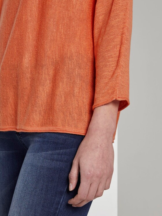 Schlichter Pullover - Frauen - fruity melon orange Schlichter Pullover - Frauen - fruity melon orange - 9 - TOM TAILOR