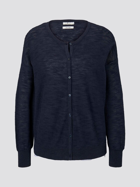 Lockerer Cardigan - Frauen - Sky Captain Blue Lockerer Cardigan - Frauen - Sky Captain Blue - 7 - TOM TAILOR