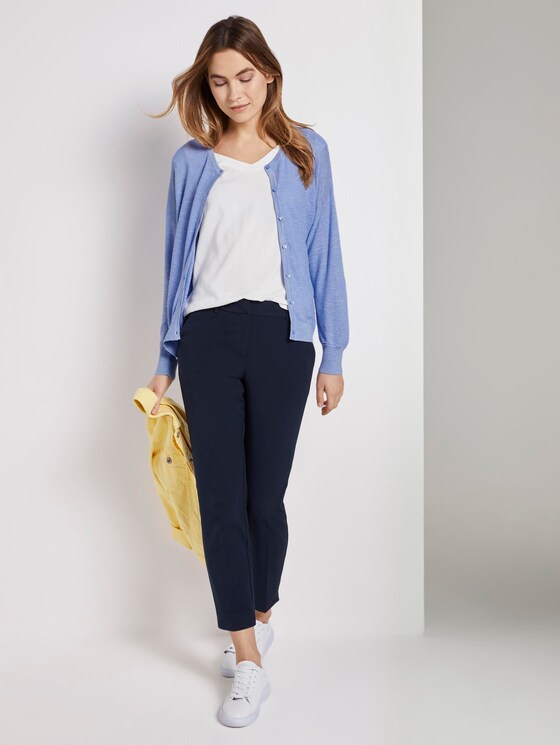 Lockerer Cardigan - Frauen - Parisienne Blue Lockerer Cardigan - Frauen - Parisienne Blue - 3 - TOM TAILOR