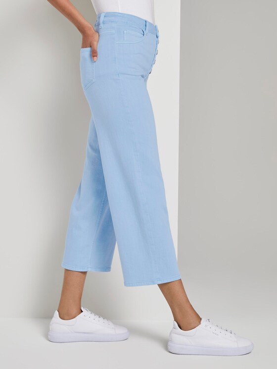 Kate straight culotte - Women - Soft Charming Blue Kate straight culotte - Women - Soft Charming Blue - 11 - Mine to five