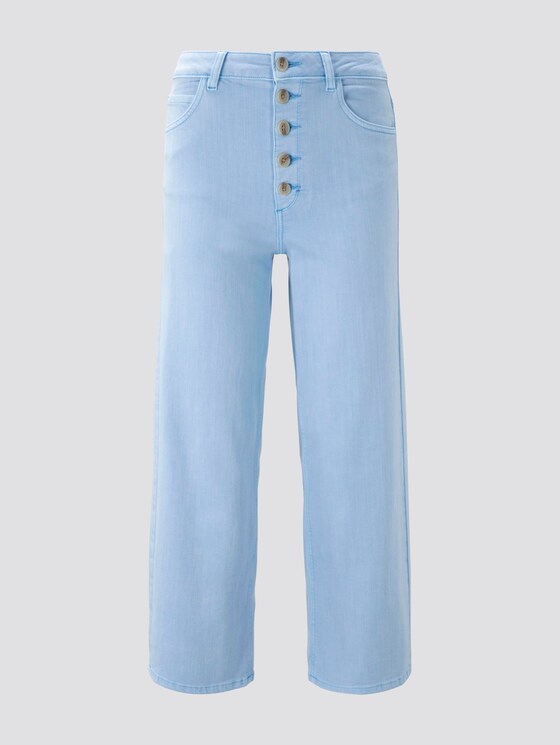 Kate straight culotte - Women - Soft Charming Blue Kate straight culotte - Women - Soft Charming Blue - 7 - Mine to five