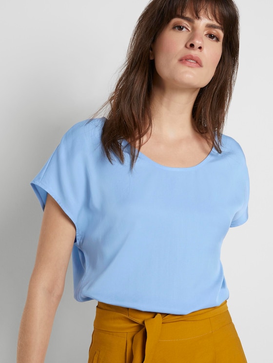 Schlichte Bluse - Frauen - Soft Charming Blue Schlichte Bluse - Frauen - Soft Charming Blue - 5 - Mine to five