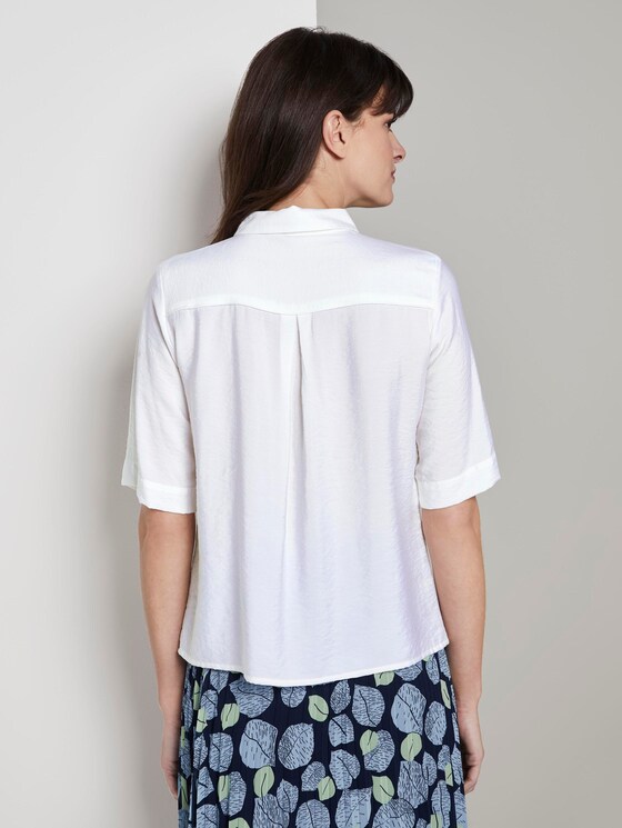 Schlichtes Blusenshirt - Frauen - White Schlichtes Blusenshirt - Frauen - White - 2 - Mine to five