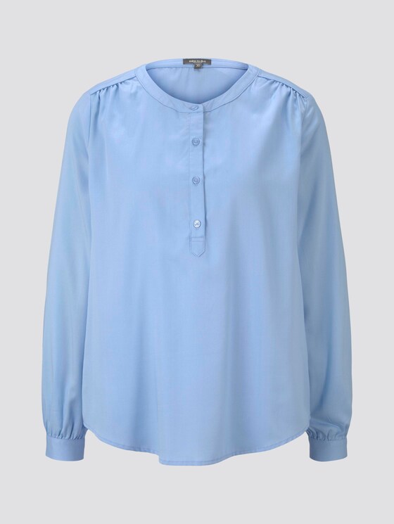 Fließende Bluse - Frauen - Soft Charming Blue Fließende Bluse - Frauen - Soft Charming Blue - 7 - Mine to five
