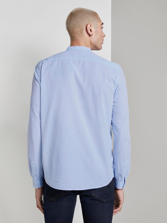 Strukturiertes Hemd - Männer - sky blue dobby structure Strukturiertes Hemd - Männer - sky blue dobby structure - 2 - TOM TAILOR Denim