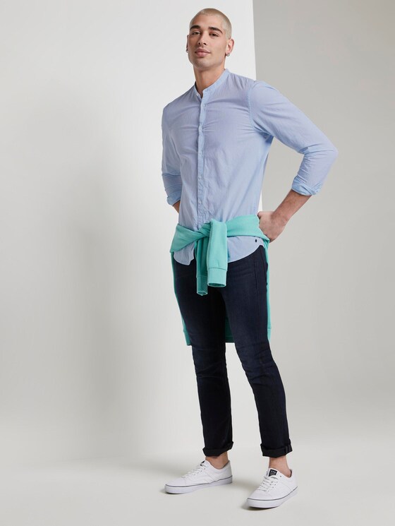 Strukturiertes Hemd - Männer - sky blue dobby structure Strukturiertes Hemd - Männer - sky blue dobby structure - 3 - TOM TAILOR Denim