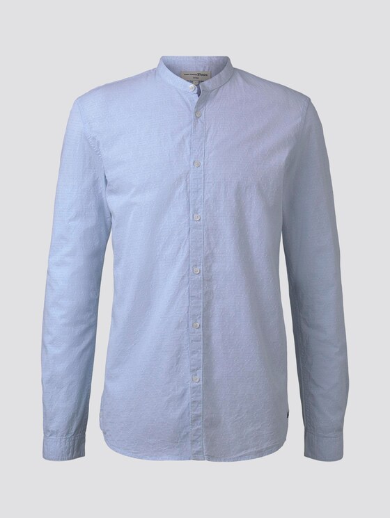 Strukturiertes Hemd - Männer - sky blue dobby structure Strukturiertes Hemd - Männer - sky blue dobby structure - 7 - TOM TAILOR Denim