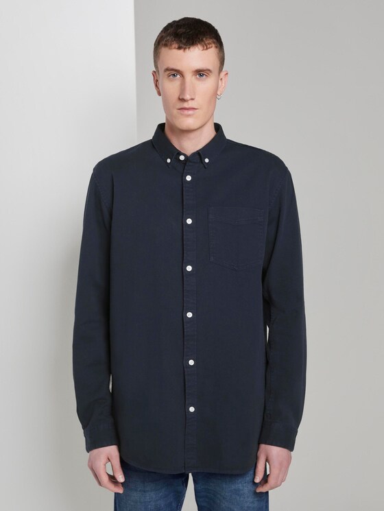 Hemd mit Brusttasche - Männer - Sky Captain Blue Hemd mit Brusttasche - Männer - Sky Captain Blue - 1 - TOM TAILOR Denim