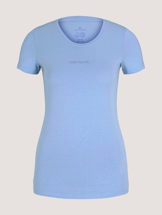 T-Shirt mit Bio-Baumwolle - Frauen - stonington blue T-Shirt mit Bio-Baumwolle - Frauen - stonington blue - 7 - TOM TAILOR