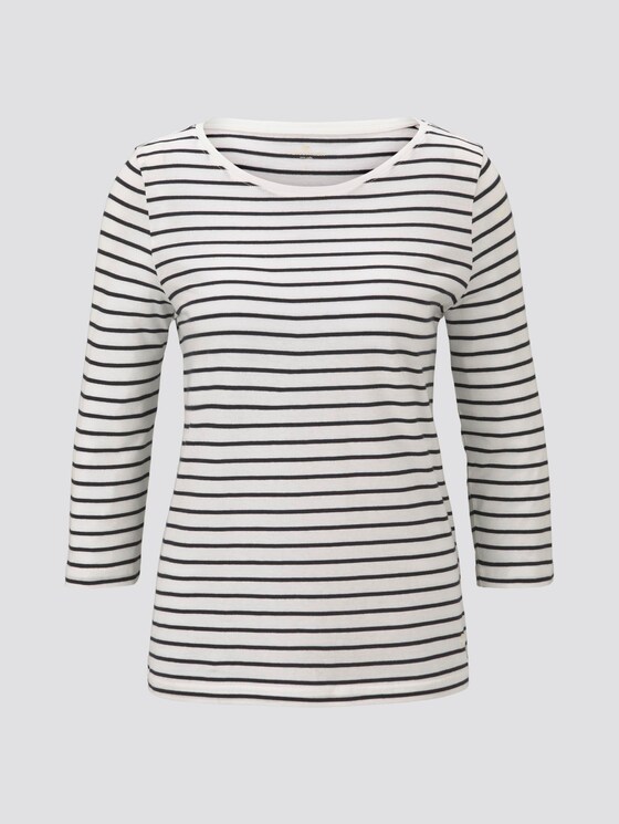 Maritimes Langarmshirt - Frauen - white stripe design Maritimes Langarmshirt - Frauen - white stripe design - 7 - TOM TAILOR