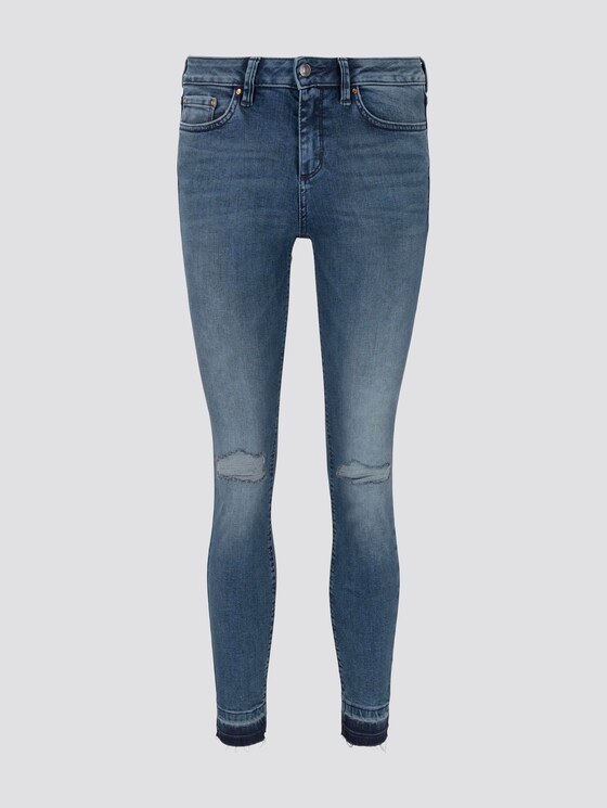 Jona Extra Skinny Jeans mit Rissen - Frauen - Destroyed Mid Stone Blue Denim Jona Extra Skinny Jeans mit Rissen - Frauen - Destroyed Mid Stone Blue Denim - 7 - TOM TAILOR Denim