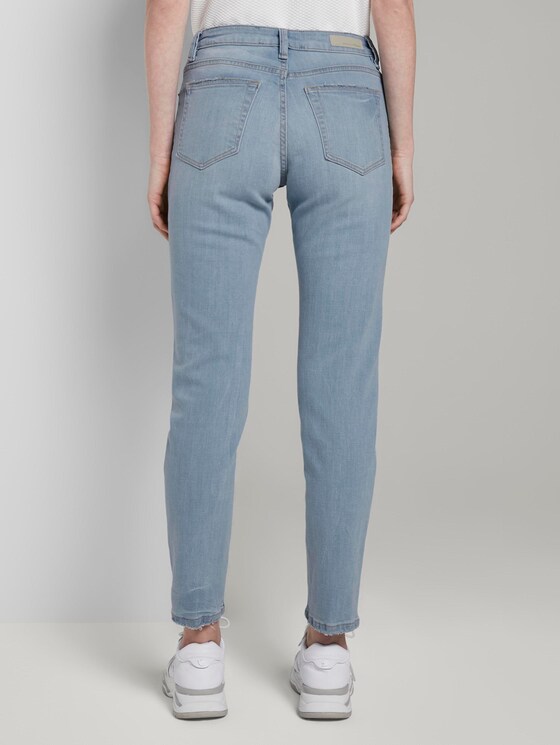 Liva Boyfriend-Jeans mit Rissen - Frauen - Destroyed Light Stone Blue Den Liva Boyfriend-Jeans mit Rissen - Frauen - Destroyed Light Stone Blue Den - 2 - TOM TAILOR Denim
