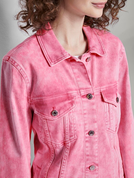 Jeansjacke im Pastell-Washed-Look - Frauen - washed pink Jeansjacke im Pastell-Washed-Look - Frauen - washed pink - 9 - TOM TAILOR Denim