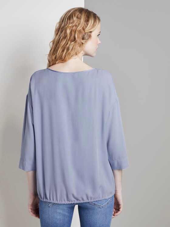Bluse mit elastischem Bund - Frauen - Parisienne Blue Bluse mit elastischem Bund - Frauen - Parisienne Blue - 2 - TOM TAILOR
