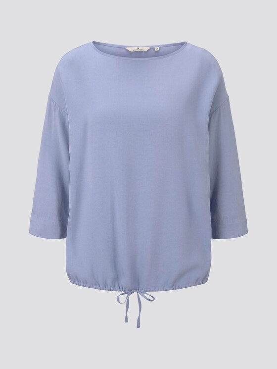 Bluse mit elastischem Bund - Frauen - Parisienne Blue Bluse mit elastischem Bund - Frauen - Parisienne Blue - 7 - TOM TAILOR
