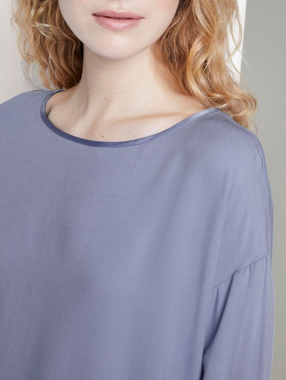 Bluse mit elastischem Bund - Frauen - Parisienne Blue Bluse mit elastischem Bund - Frauen - Parisienne Blue - 9 - TOM TAILOR