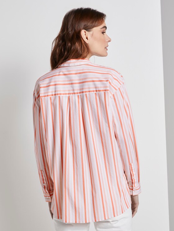 Nena & Larissa: Gestreifte Bluse - Frauen - melon beige stripe Nena & Larissa: Gestreifte Bluse - Frauen - melon beige stripe - 2 - TOM TAILOR