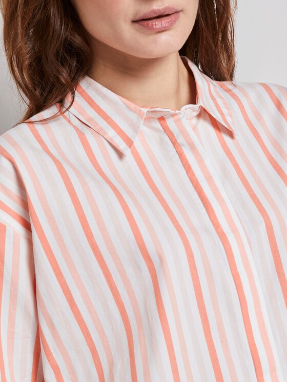 Nena & Larissa: Gestreifte Bluse - Frauen - melon beige stripe Nena & Larissa: Gestreifte Bluse - Frauen - melon beige stripe - 9 - TOM TAILOR