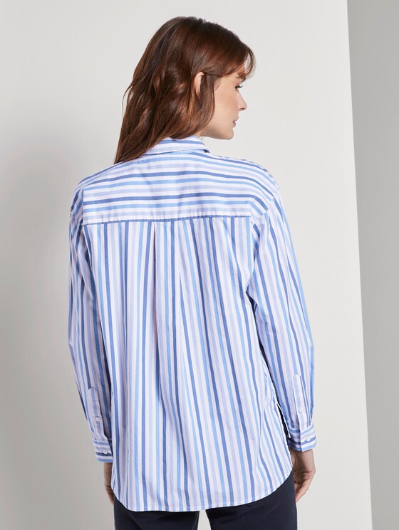 Nena & Larissa: Gestreifte Bluse - Frauen - blue stripe Nena & Larissa: Gestreifte Bluse - Frauen - blue stripe - 2 - TOM TAILOR