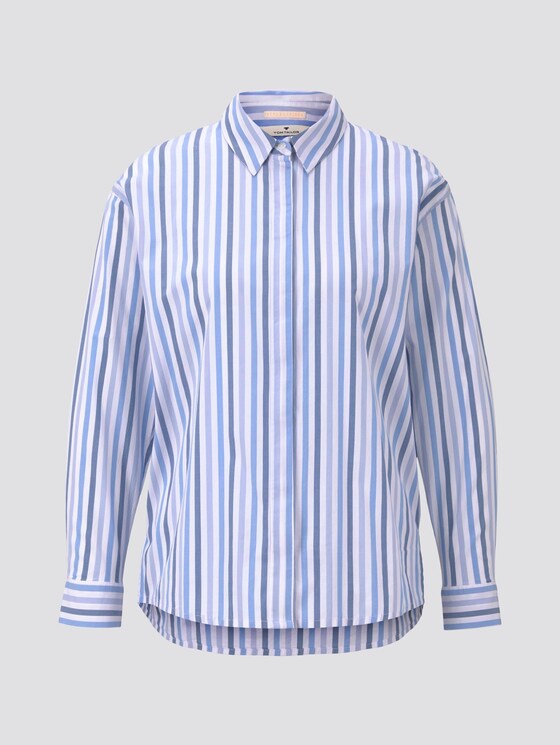 Nena & Larissa: Gestreifte Bluse - Frauen - blue stripe Nena & Larissa: Gestreifte Bluse - Frauen - blue stripe - 7 - TOM TAILOR