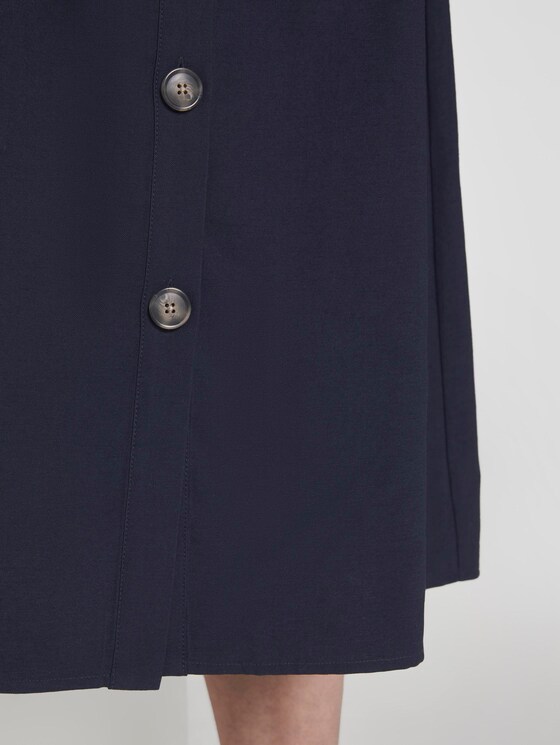 Midirock mit Knopfleiste - Frauen - Sky Captain Blue Midirock mit Knopfleiste - Frauen - Sky Captain Blue - 10 - TOM TAILOR
