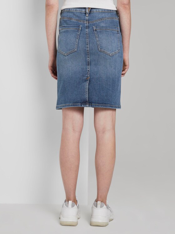 Schlichter Jeansrock - Frauen - light stone wash denim Schlichter Jeansrock - Frauen - light stone wash denim - 2 - TOM TAILOR