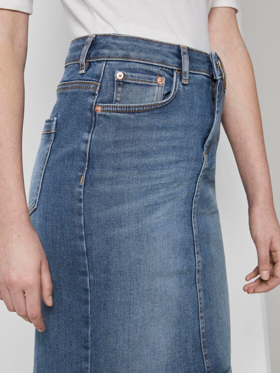 Schlichter Jeansrock - Frauen - light stone wash denim Schlichter Jeansrock - Frauen - light stone wash denim - 9 - TOM TAILOR