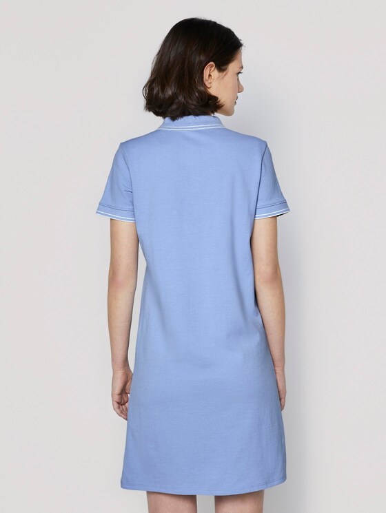 Mini Polokleid - Frauen - fresh light blue Mini Polokleid - Frauen - fresh light blue - 2 - TOM TAILOR Denim