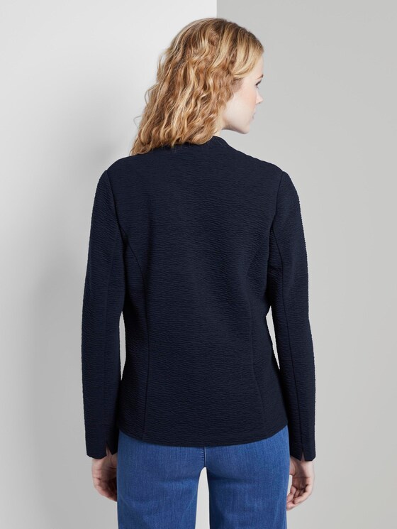 Blazer in Crincle-Optik - Frauen - Sky Captain Blue Blazer in Crincle-Optik - Frauen - Sky Captain Blue - 2 - TOM TAILOR