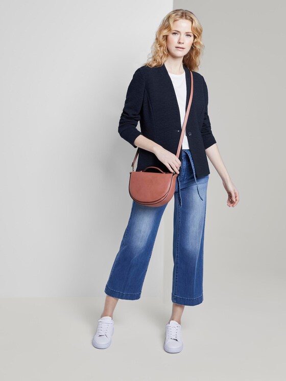 Blazer in Crincle-Optik - Frauen - Sky Captain Blue Blazer in Crincle-Optik - Frauen - Sky Captain Blue - 3 - TOM TAILOR
