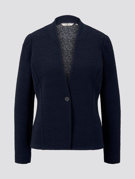 Blazer in Crincle-Optik - Frauen - Sky Captain Blue Blazer in Crincle-Optik - Frauen - Sky Captain Blue - 7 - TOM TAILOR