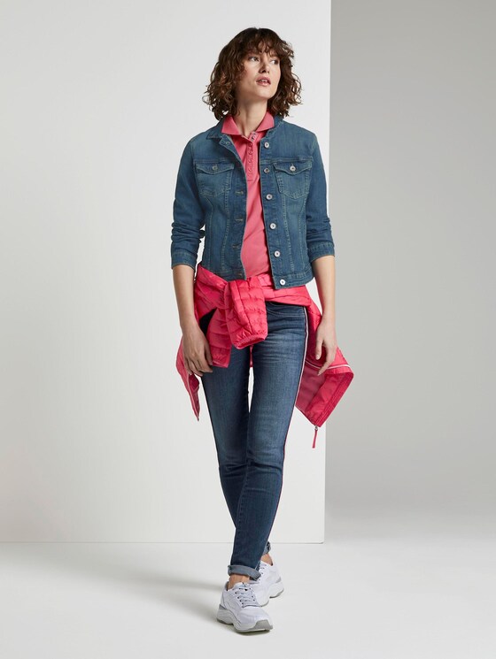 Polo Shirt met textuur - Vrouwen - charming pink Polo Shirt met textuur - Vrouwen - charming pink - 3 - TOM TAILOR