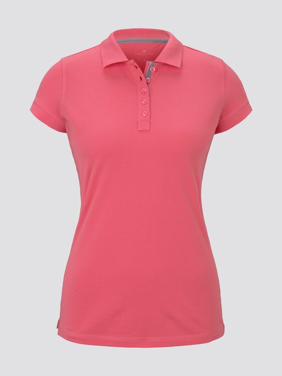 Polo Shirt met textuur - Vrouwen - charming pink Polo Shirt met textuur - Vrouwen - charming pink - 7 - TOM TAILOR