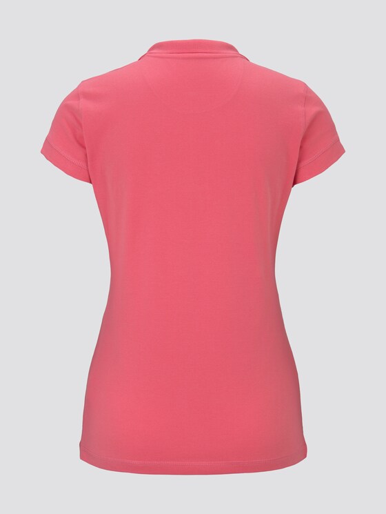 Polo Shirt met textuur - Vrouwen - charming pink Polo Shirt met textuur - Vrouwen - charming pink - 8 - TOM TAILOR