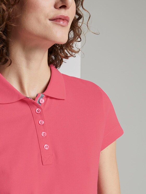 Polo Shirt met textuur - Vrouwen - charming pink Polo Shirt met textuur - Vrouwen - charming pink - 9 - TOM TAILOR