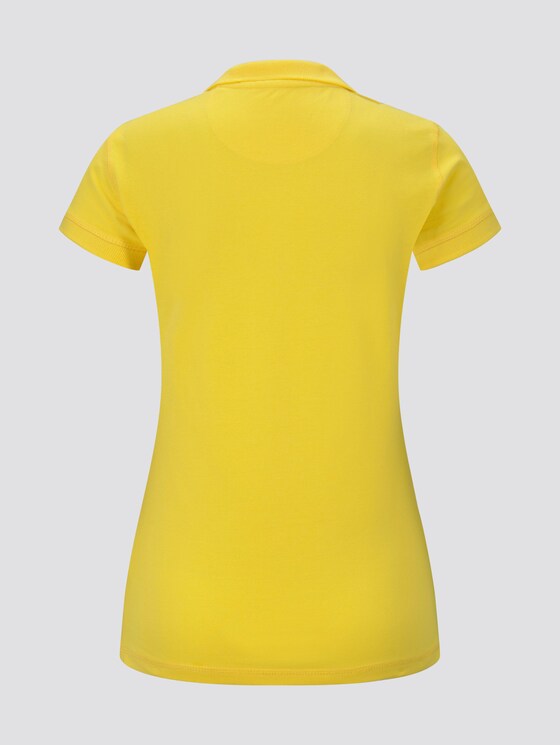 Polo Shirt met textuur - Vrouwen - jasmine yellow Polo Shirt met textuur - Vrouwen - jasmine yellow - 8 - TOM TAILOR