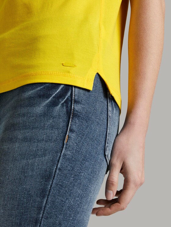 Polo Shirt met textuur - Vrouwen - jasmine yellow Polo Shirt met textuur - Vrouwen - jasmine yellow - 9 - TOM TAILOR