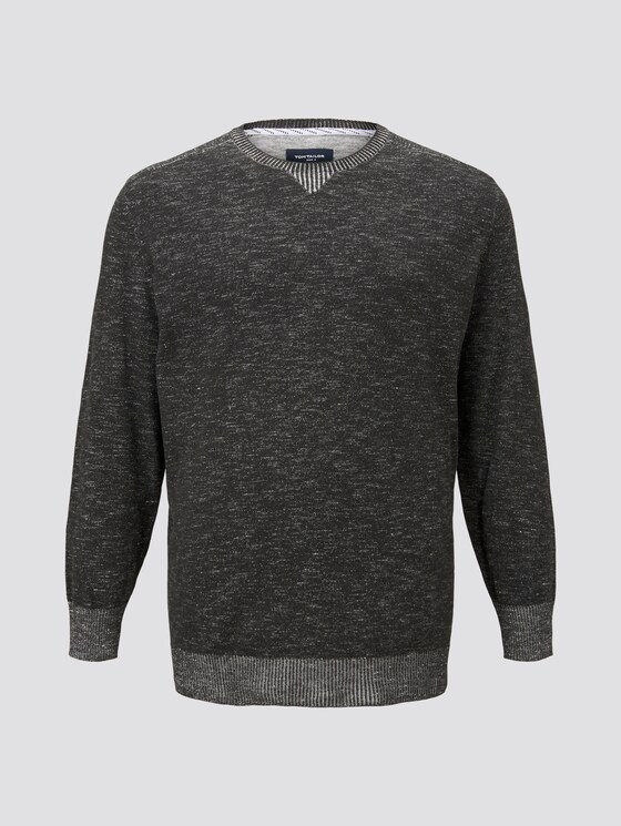 langarm Sweatshirt - Männer - Dark Greyish Black langarm Sweatshirt - Männer - Dark Greyish Black - 7 - Men Plus