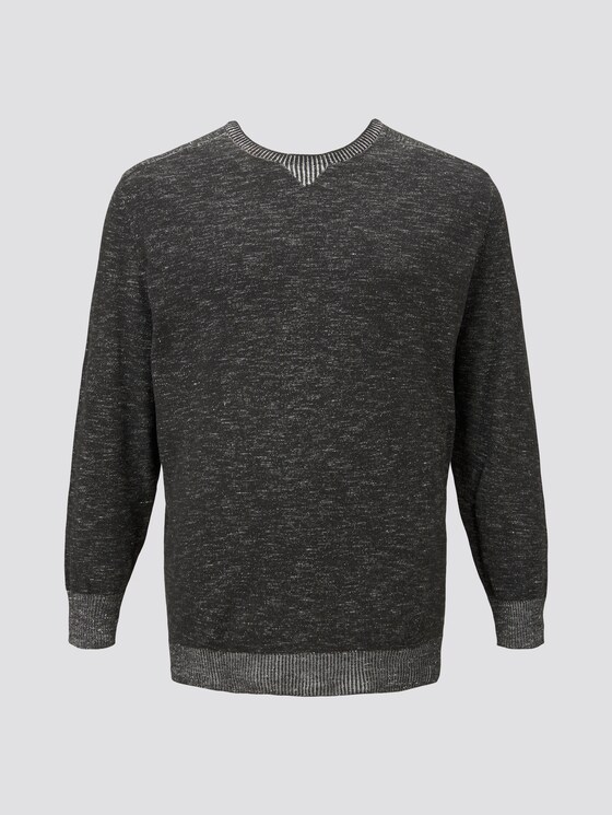 langarm Sweatshirt - Männer - Dark Greyish Black langarm Sweatshirt - Männer - Dark Greyish Black - 8 - Men Plus