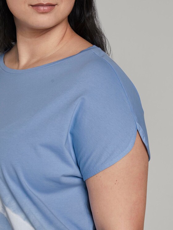 T-Shirt im Batik-Look - Frauen - Parisienne Blue T-Shirt im Batik-Look - Frauen - Parisienne Blue - 10 - My True Me