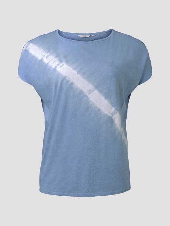 T-Shirt im Batik-Look - Frauen - Parisienne Blue T-Shirt im Batik-Look - Frauen - Parisienne Blue - 7 - My True Me