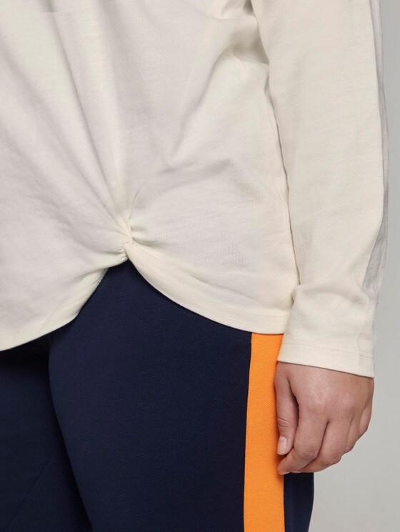 Sweatshirt mit Knoten-Detail - Frauen - Whisper White Sweatshirt mit Knoten-Detail - Frauen - Whisper White - 10 - My True Me