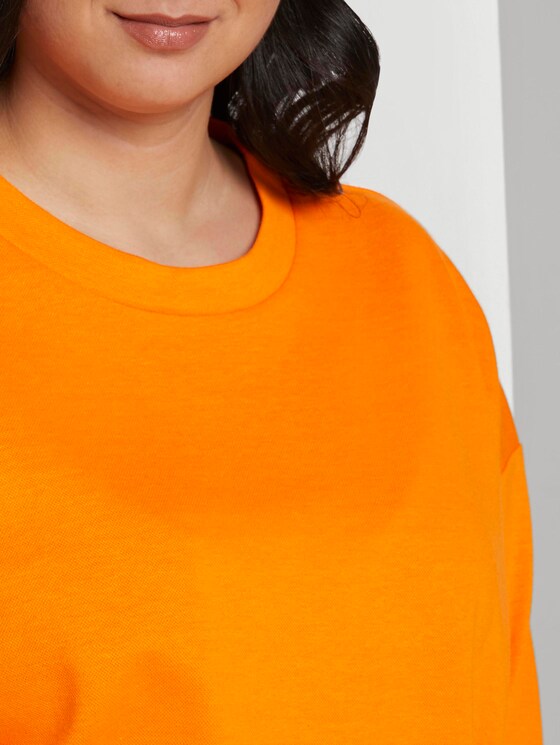 Zweilagiges Sweatshirt - Frauen - bright mandarin Zweilagiges Sweatshirt - Frauen - bright mandarin - 9 - My True Me