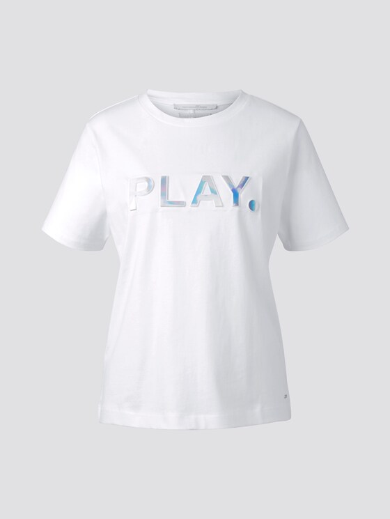 Lockeres T-Shirt mit Print - Frauen - Off White Lockeres T-Shirt mit Print - Frauen - Off White - 7 - TOM TAILOR Denim
