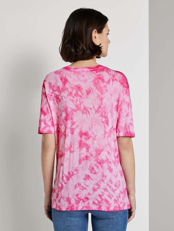 Batik T-Shirt - Frauen - washed pink Batik T-Shirt - Frauen - washed pink - 2 - TOM TAILOR Denim