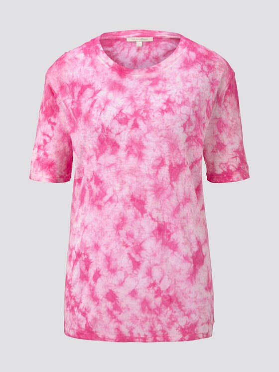 Batik T-Shirt - Frauen - washed pink Batik T-Shirt - Frauen - washed pink - 7 - TOM TAILOR Denim