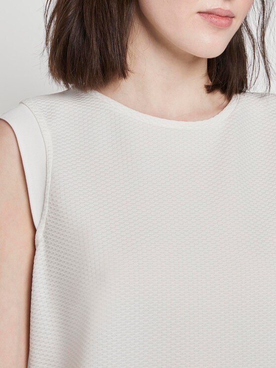 Printed top with wing sleeves - Women - Off White Printed top with wing sleeves - Women - Off White - 9 - TOM TAILOR Denim